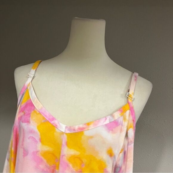 Torrid Maxi Challis Trapeze Dress with adjustable straps - Picture 4 of 14